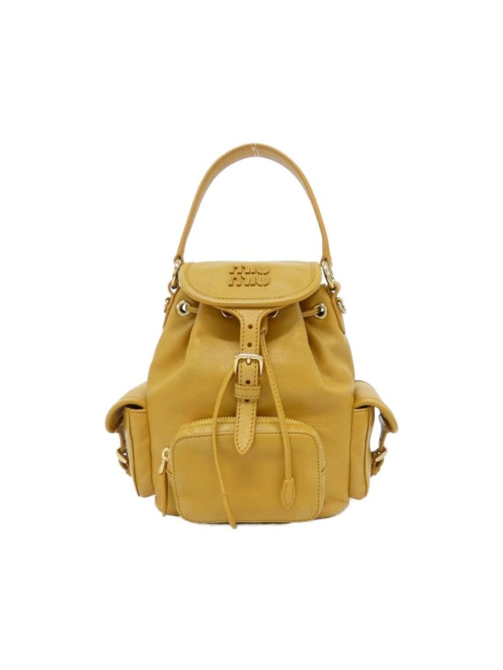 Miu Miu Backpack Gold